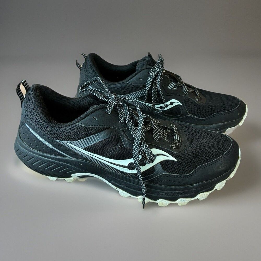 Saucony Excursion Shoes TR16 Black Trail Running Hiking Sneakers Women Size 9.5